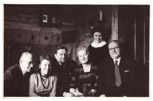 Zakopane 1969r, od lewej Edmund Hilczer, Jadwiga z Szydłowskich Legeżyńska, Michał Legeżyński, Ludwika ze Stronerów Legeżyńska, Ziuta Zygmunt, Stanisław Legeżyński